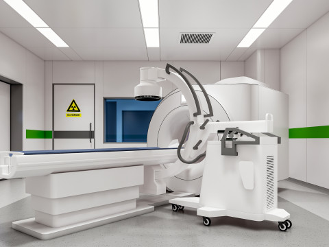 Hospital CT SCAN Modèle 3D