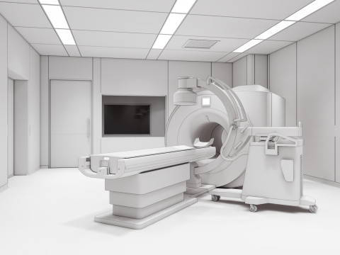 Hospital CT SCAN Modèle 3D
