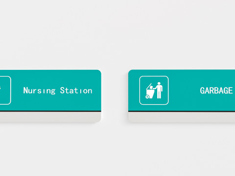 Hospital department signs 0 3D Model