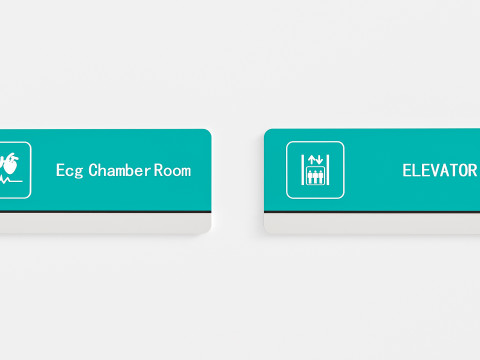 Hospital department signs 0 3D Model