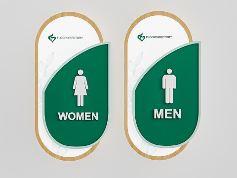 Hospital department signs 1 3D Модель