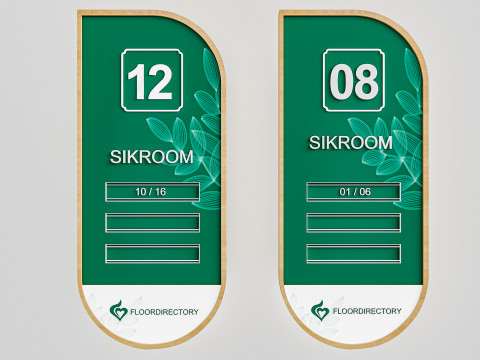 Hospital department signs 1 3D Модель
