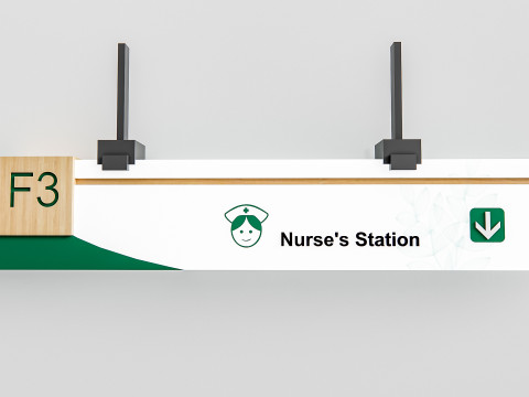Hospital department signs 1 3D Модель