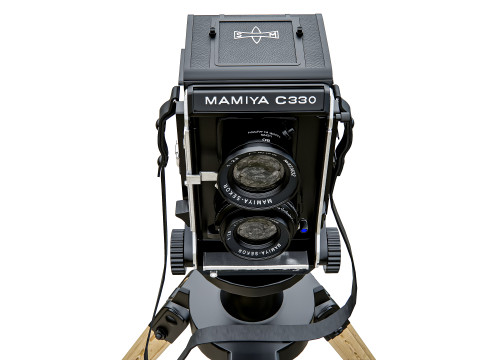 Height-adjustable tripod camera 3D Model