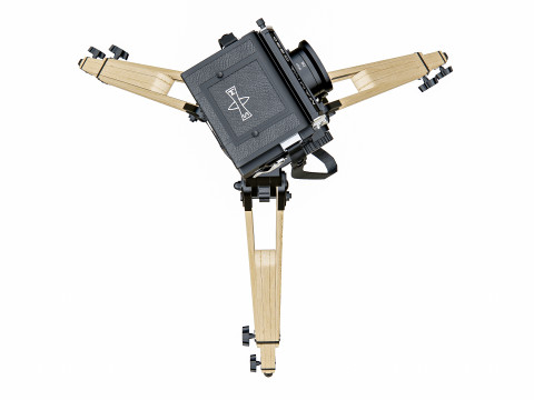 Height-adjustable tripod camera 3D Model