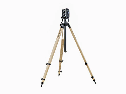 H&ouml;henverstellbare Stativkamera 3D Modell