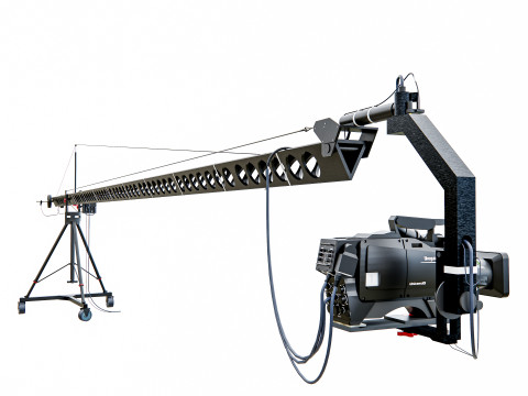 Cinematic crane camera 3D 模型