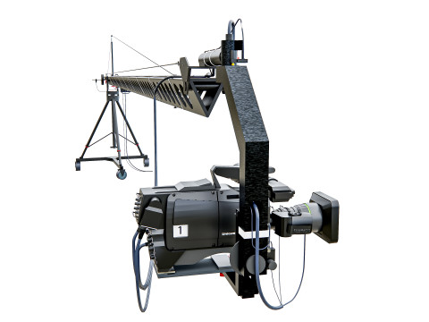 Cinematic crane camera 3D 模型