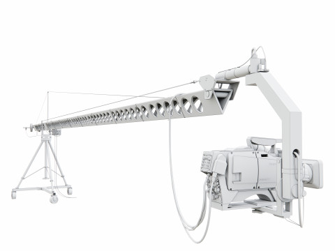 Cinematic crane camera 3D 模型