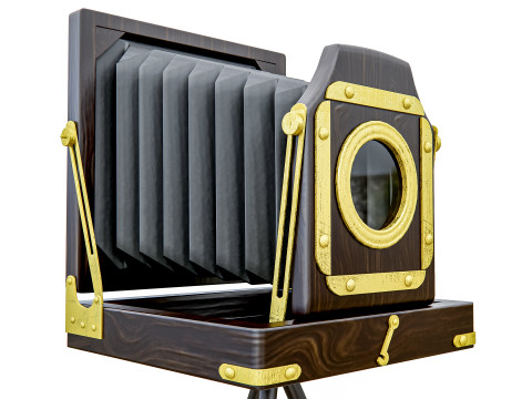 Old fashioned camera 3D Model