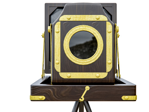 Old fashioned camera 3D Model