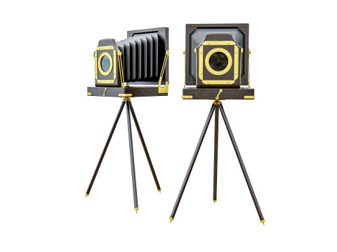 Old fashioned camera 3D Model