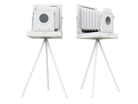 Old fashioned camera 3D Model