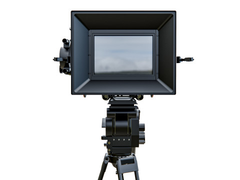 Modern Movie camera with tripod 3D Модель