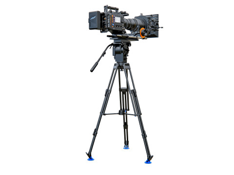 Modern Movie camera with tripod 3D Модель