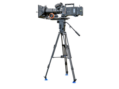 Modern Movie camera with tripod 3D Модель