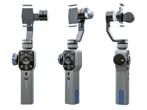 Mobiele telefoon tablet journalist camerastandaard 3D Model