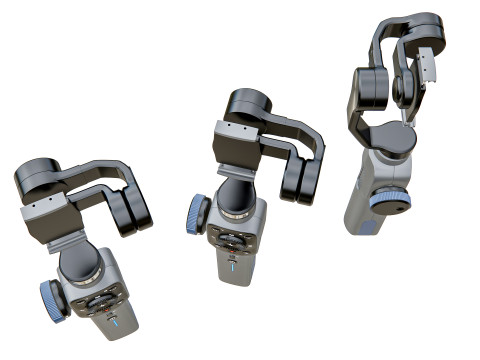 Mobile phone tablet journalist camera stand 3Dモデル