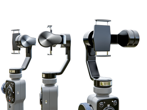 Mobile phone tablet journalist camera stand 3Dモデル