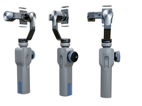Mobile phone tablet journalist camera stand 3Dモデル