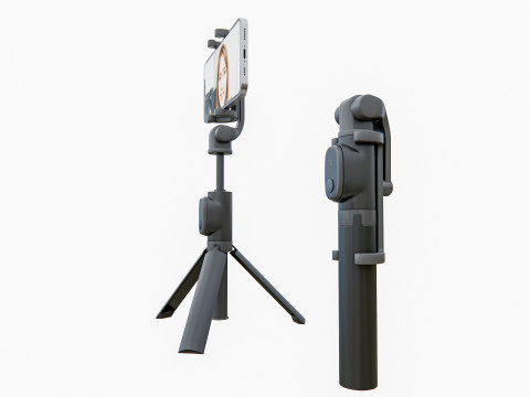 Live streaming Vlog Tripod Modello 3D