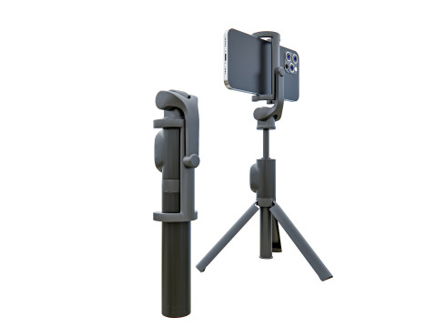 Live streaming Vlog Tripod Modello 3D