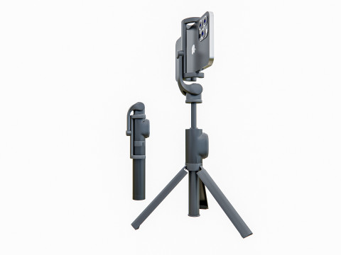 Live streaming Vlog Tripod Modello 3D