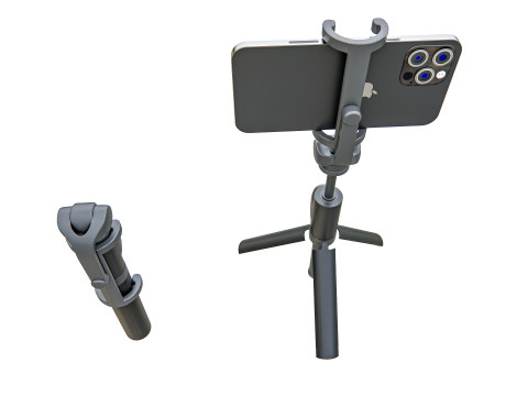 Live streaming Vlog Tripod Modello 3D