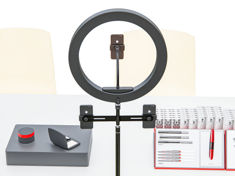 Smartphone live streaming studio equipment Modello 3D