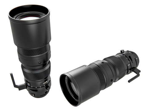 Camera zoom lens Modelo 3D