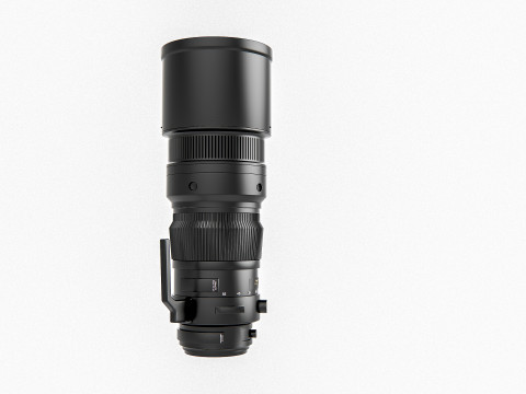 Camera zoom lens 3D Model