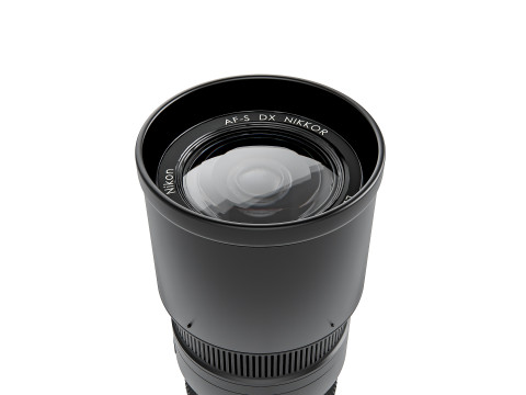 Camera zoom lens 3D Model