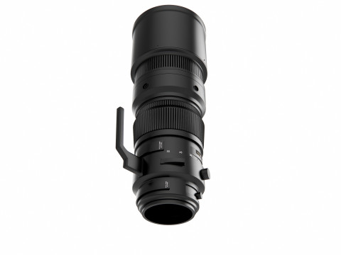 Camera zoom lens 3D Model
