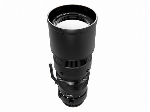 Camera zoom lens 3D Model