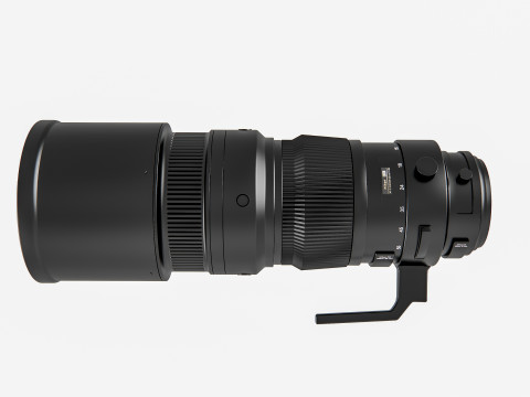 Camera zoom lens 3D Model