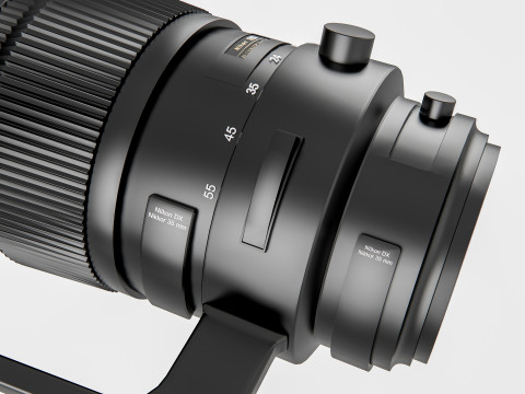 Camera zoom lens 3D Model