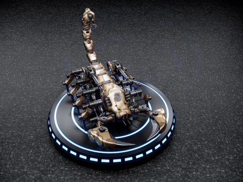 Scorpione bionico Modello 3D