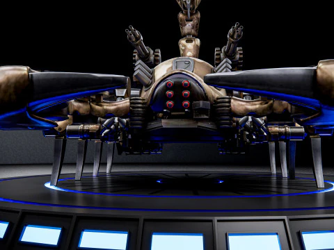 Scorpione bionico Modello 3D