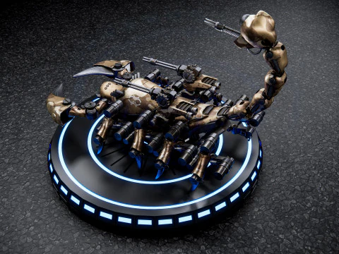 Scorpione bionico Modello 3D