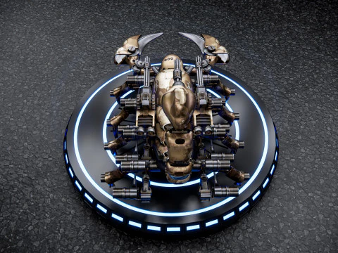 Scorpione bionico Modello 3D