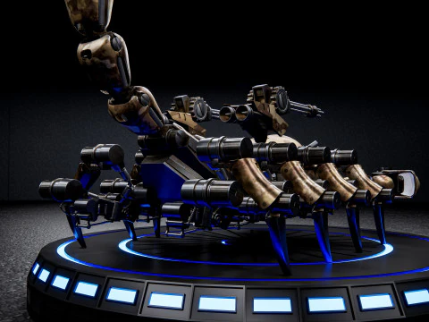 Scorpione bionico Modello 3D