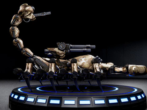 Scorpione bionico Modello 3D