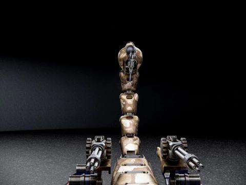 Scorpione bionico Modello 3D