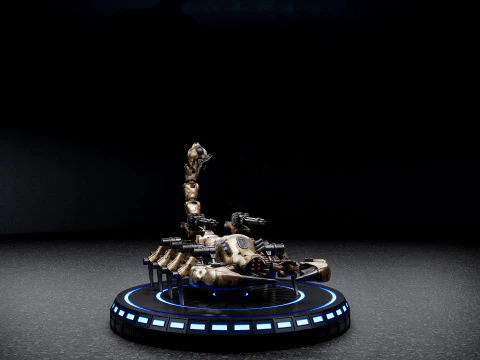 Scorpione bionico Modello 3D