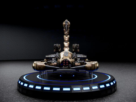 Scorpione bionico Modello 3D