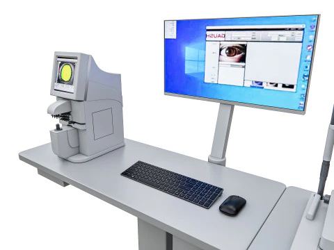 병원 눈 테스트 Snellen 차트 장비 3D 모델