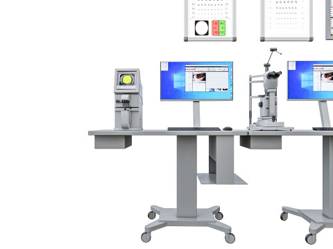 Hospital Eye Testing Snellen Chart Equipments 3D Model