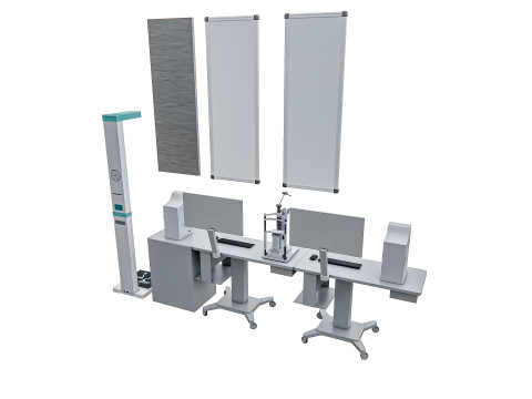 Hospital Eye Testing Snellen Chart Equipments 3D Model