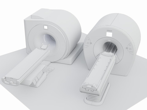 Hospital equipment MRI Scanner CT Scanner Model 3D