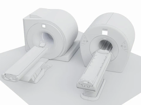 Hospital equipment MRI Scanner CT Scanner 3D Model